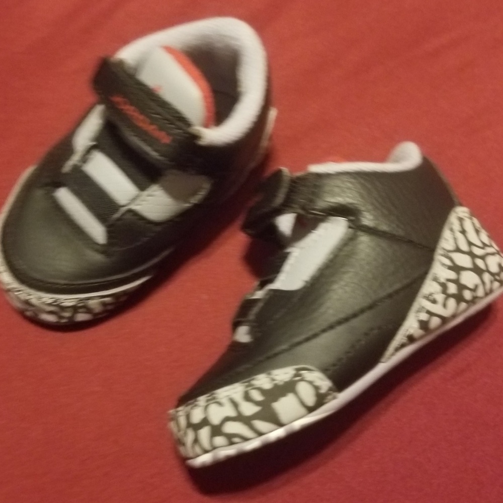 NIKE AIR JORDAN 3 RETRO CRIB SHOE sz 3c